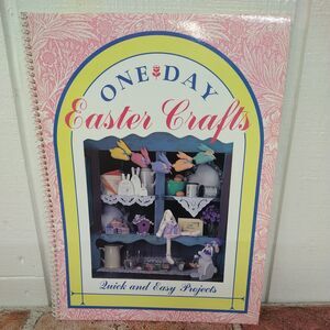 One Day Easter Crafts Vtg 1994 Quick Easy Projects Craft Cross Stitch Painting +